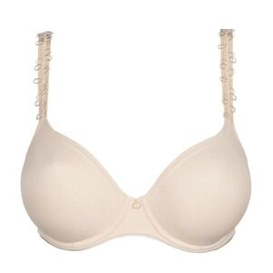 Prima Donna‎ 0262341, Perle Seemless Non Padded Bra NWT 40F Beige